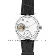 Portuguese Tourbillon Hand Wound IW5463 Silver Dial in White Gold Portuguese Tourbillon Hand Wound IW5463 Silver Dial in White Gold