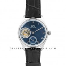 Portuguese Tourbillon Hand Wound IW5463 Blue Dial in White Gold Portuguese Tourbillon Hand Wound IW5463 Blue Dial in White Gold