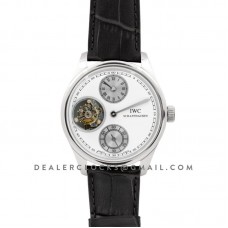 Portuguese Regulator Tourbillon IW544601 White Dial in White Gold Portuguese Regulator Tourbillon IW544601 White Dial in White Gold