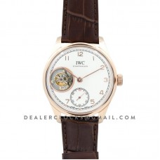 Portuguese Tourbillon Hand Wound IW546302 Silver Dial in Rose Gold Portuguese Tourbillon Hand Wound IW546302 Silver Dial in Rose Gold