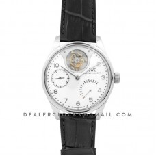 Portuguese Tourbillon Mystère Rétrograde IW504204 in White Gold Portuguese Tourbillon Mystère Rétrograde IW504204 in White Gold