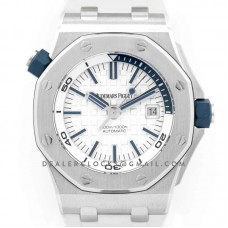 Royal Oak Offshore Diver Steel White Dial 15710ST SIHH 2017