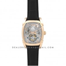 Kalpa Grande Tourbillon Grey Dial in Rose Gold on Black Leather Strap