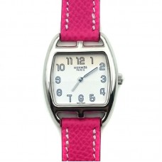Cape Cod Tonneau Steel on Pink Epsom Leather Strap