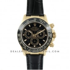 Daytona 116515 Black Dial in Yellow Gold Daytona 116515 Black Dial in Yellow Gold