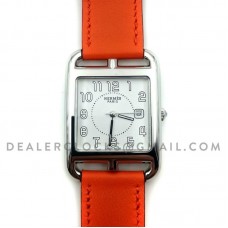 Cape Cod GM Quartz Steel on Orange Fjord Leather Strap Cape Cod GM Quartz Steel on Orange Fjord Leather Strap