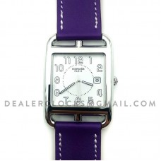 Cape Cod GM Quartz Steel on Purple Fjord Leather Strap Cape Cod GM Quartz Steel on Purple Fjord Leather Strap