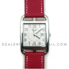 Cape Cod GM Quartz Steel on Red Epsom Leather Strap Cape Cod GM Quartz Steel on Red Epsom Leather Strap