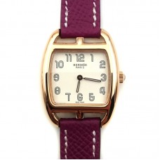 Cape Cod Tonneau Rose Gold on Violet Epsom Leather Strap Cape Cod Tonneau Rose Gold on Violet Epsom Leather Strap