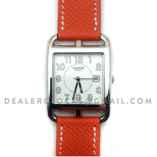 Cape Cod GM Quartz Steel on Orange Epsom Leather Strap Cape Cod GM Quartz Steel on Orange Epsom Leather Strap