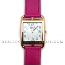 Cape Cod GM Quartz Rose Gold on Pink Fjord Leather Strap