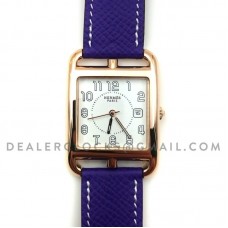 Cape Cod GM Quartz Rose Gold on Purple Epsom Leather Strap