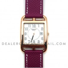 Cape Cod GM Quartz Rose Gold on Light Purple Epsom Leather Strap