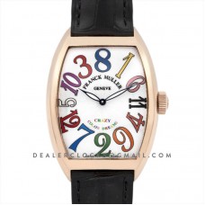 Crazy Hours White Dial with Colourful Markers in Rose Gold Crazy Hours White Dial with Colourful Markers in Rose Gold