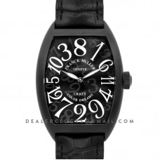Crazy Hours Black Dial with White Markers in PVD Crazy Hours Black Dial with White Markers in PVD